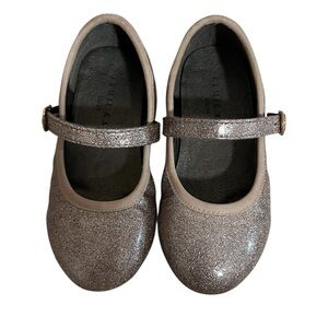 Jamie Kay Toddler Sparkle Mary Jane Ballet Flats - 8
